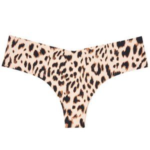 VS XS Leopard Thong No-Show Cheetah Animal Print Panty NWT